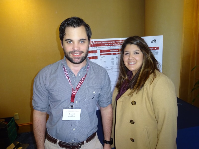 Tyler Bell and Caitlin Pope at the ADHD Conference, 2016