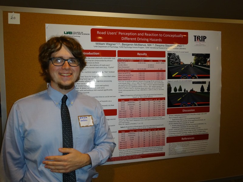 Will Wagner at the Ost Undergraduate Research Competition, 2016